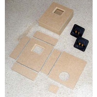2 litre enclosure kit for JXr6 drivers (pair)