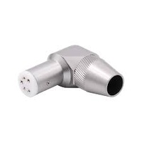 Right angle 5 pin DIN female plug