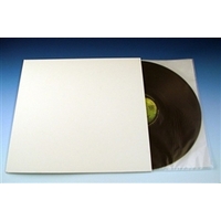 White cardboard LP jackets no hole (10)