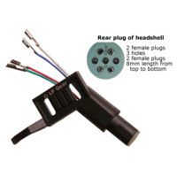 ADC type straight headshell (female)