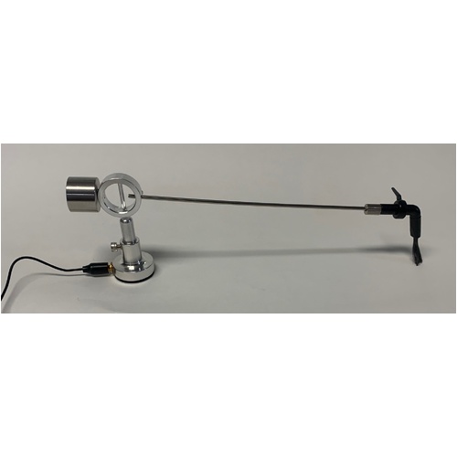 Antistatic carbon fibre brush, vinyl cleaning arm