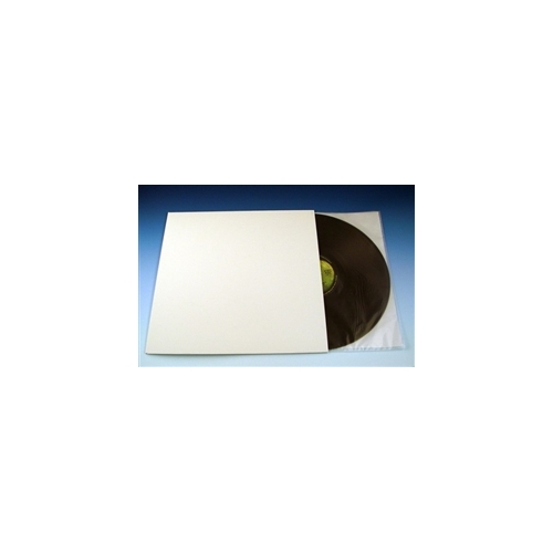 White cardboard LP jackets no hole (10)