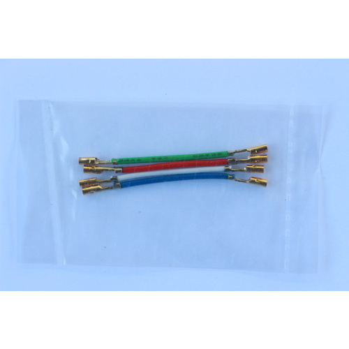 Gold plated headshell leads (set of 4)