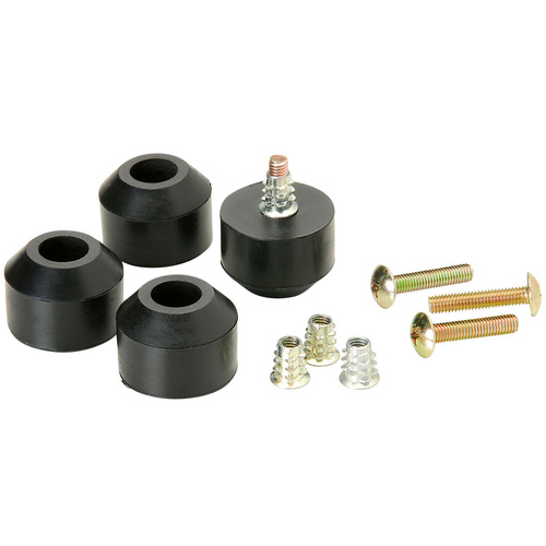 1-3/8" x 1" Heavy Duty Rubber Feet 4 Pcs