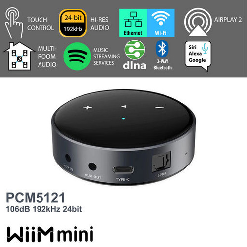 Mini wireless audio streamer 